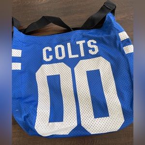 pro-FAN-ity LITTLE EARTH Indianapolis Colts Jersey Blue White NFLCrossbody Purse